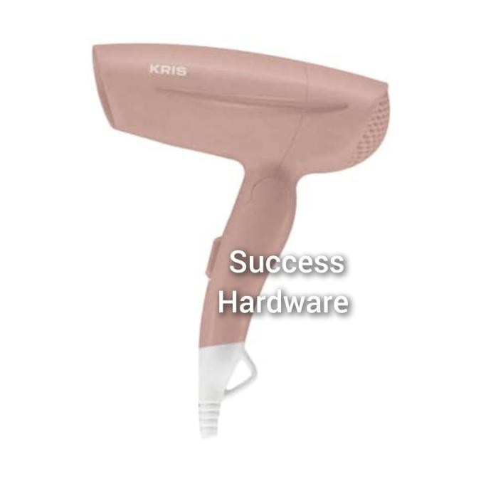 KRIS 600 WATT HAIR DRYER TRAVEL - PINK / TRAVEL HAIR DRYER PINK 600W