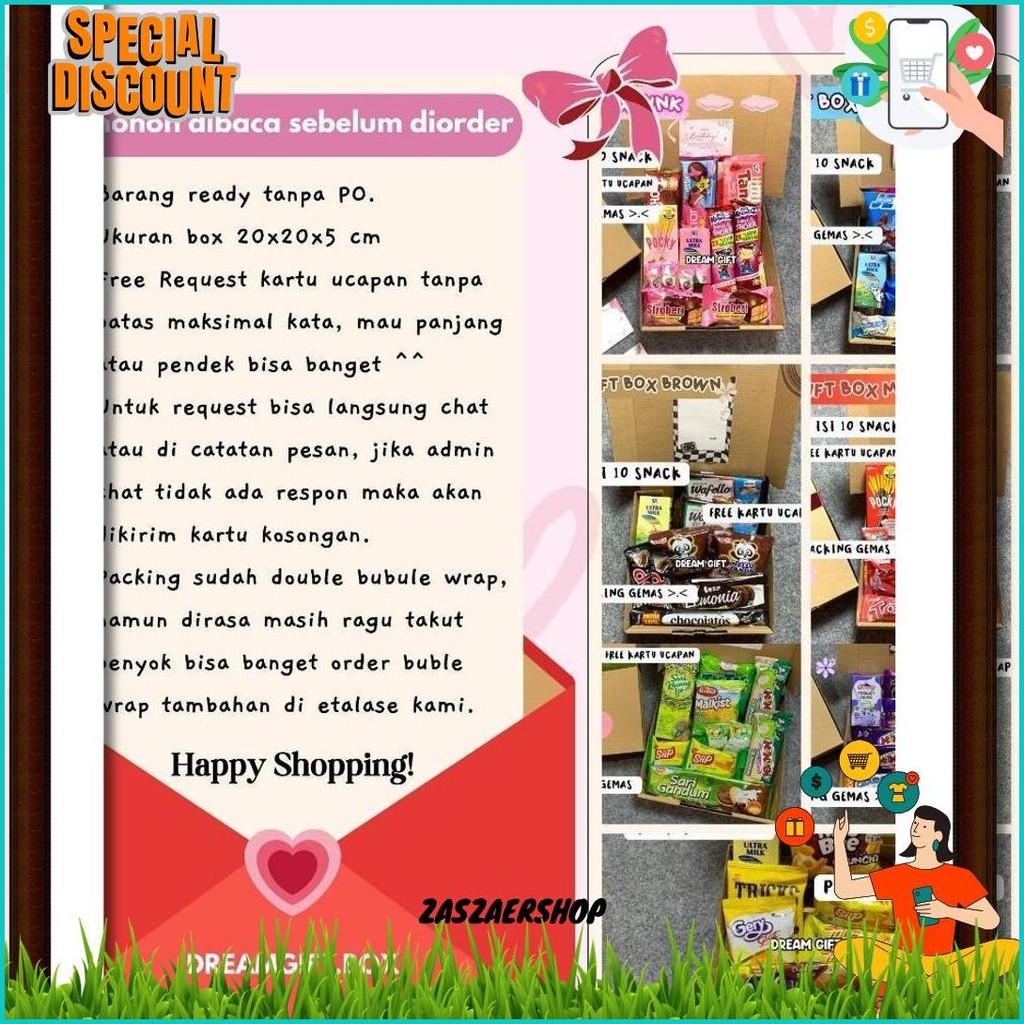 

Gift Box Hampers Ulang Tahun Hadiah Wisuda Kado Ulang Tahun Gift Box Snack Kado Sidang By Dreamgift Termurah Banget