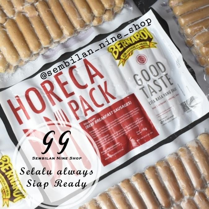 

BERNARDI SOSIS Sapi PREMIUM Horeca Pack 1 KG Beef Breakfast Sausages