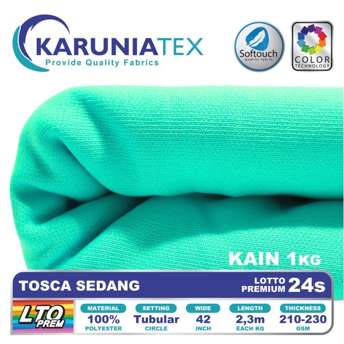 

Kain Lotto Premium 24s Tosca Sedang Karunia Textile