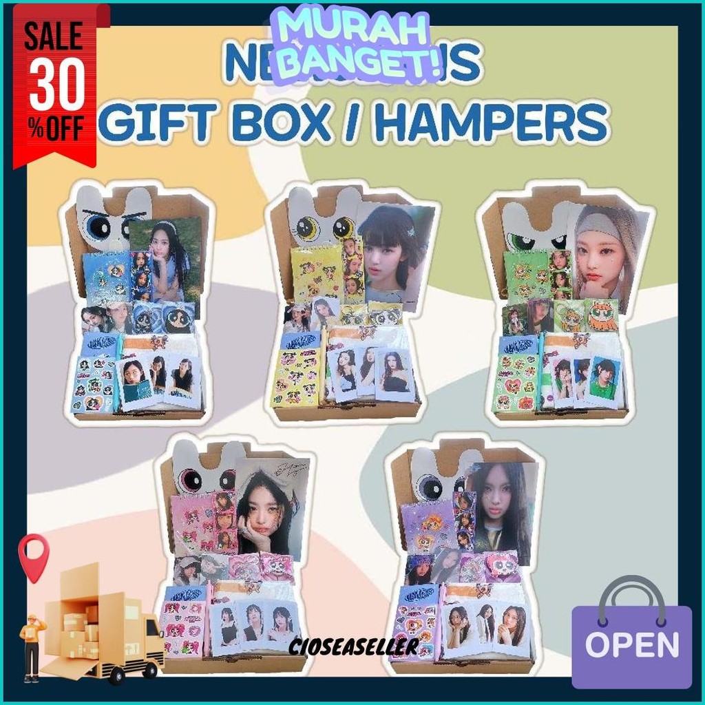 

Newjeans Ppg Gift Box / Hampers New Jeans Bunnies Member Danielle Haerin Hanni Hyein Minji Gratis Ongkir