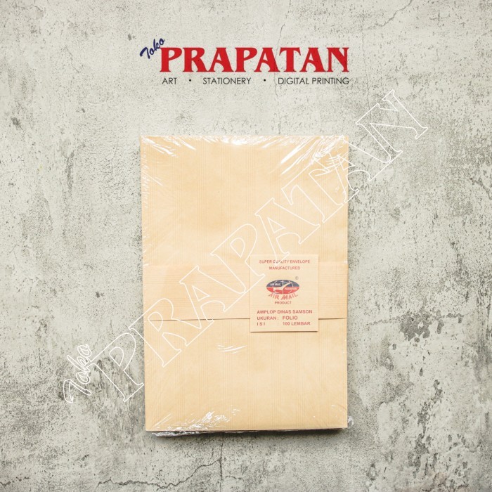 

Amplop Coklat Polos Folio Air Mail / Amplop Dinas Samson