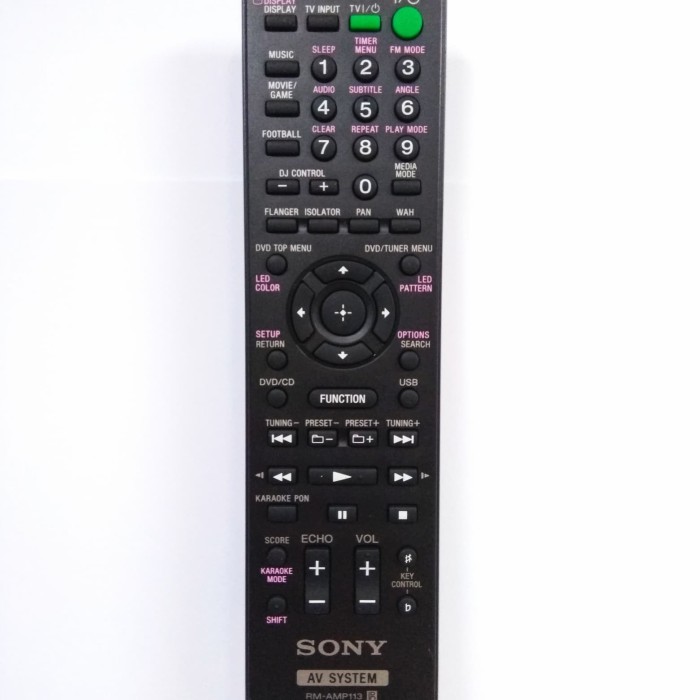 REMOT/REMOTE SONY DVD HOME THEATER/ COMPO RM-AMP113 ORI/ORIGINAL