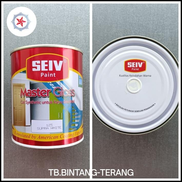 

Seiv Master Gloss 125 Supra White Cat Minyak Kayu Besi 0.8 Liter Putih
