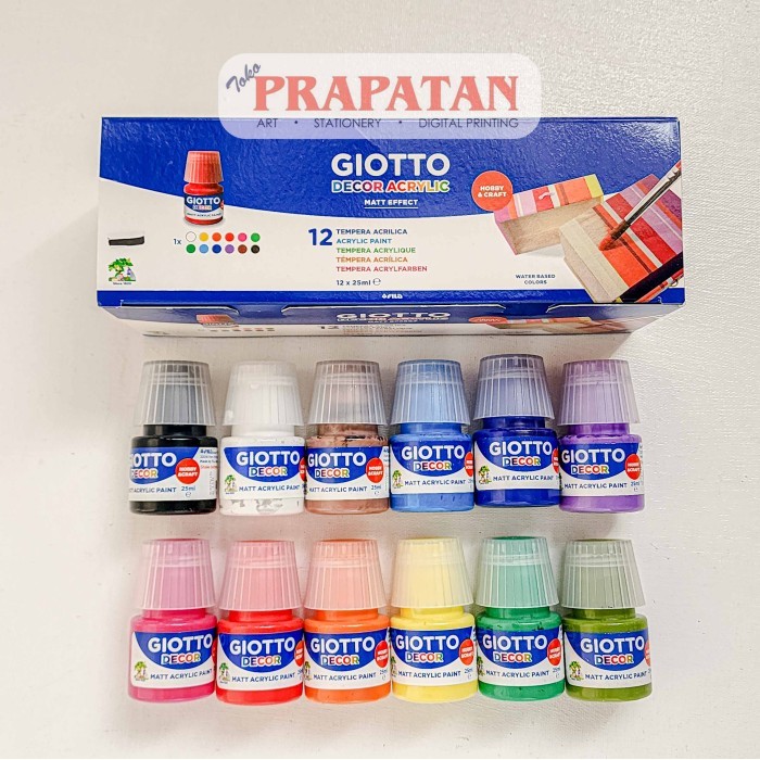 

Cat Akrilik Set Giotto DÃ©cor 12x25 ml | Giotto Acrylic Set