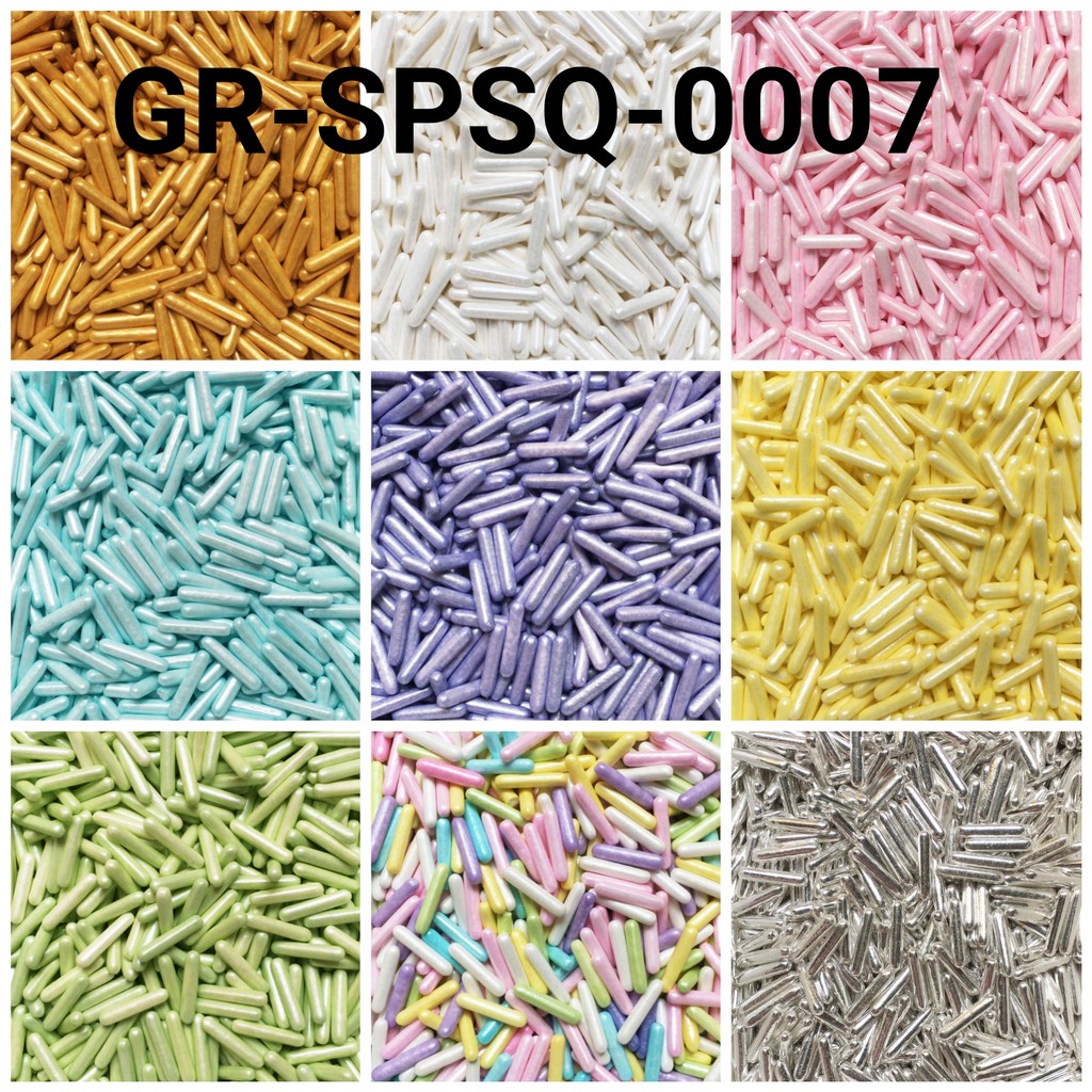 

GR-SPSQ-0007 Sprinkles sprinkle sprinkel 250gr stik stick silver pink (SPRINKLES)