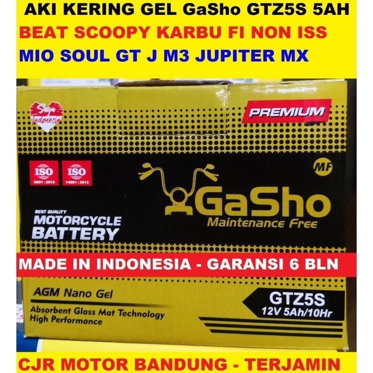 Promo Aki Full Kering Gtz5S Jjet Batt Motor Beat Revo Supra Xride Mio
