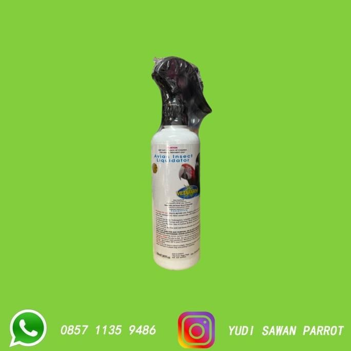 Avian Insect Liquidator Obat Kutu Burung Kakatua Conure Afgrey Macaw