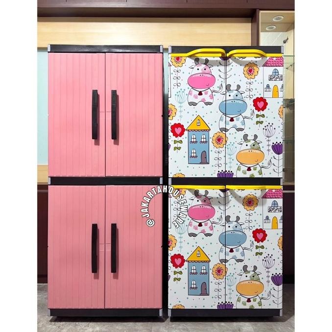 Lemari Plastik Lemari Pakaian Miami Orlando Susun 4