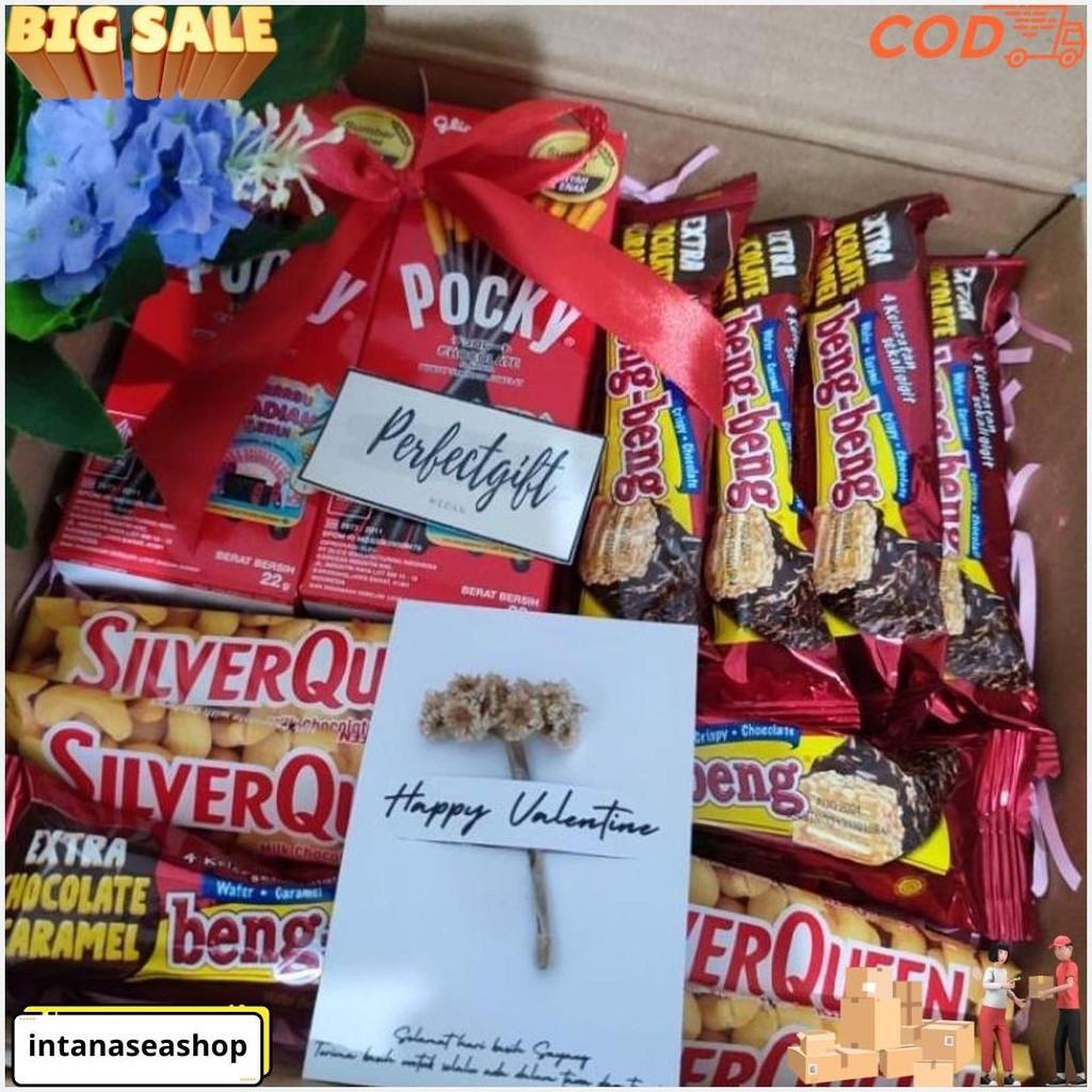 

Hampers Snack Coklat Bunga Abadi Kado Hadiah Ulang Tahun Anniversary Original Produk