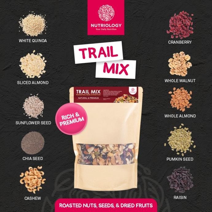 

THEO TRAIL X NUTRIOLOGY GR - ROASTED NUTS, SEEDS, & DRIED FRUITS