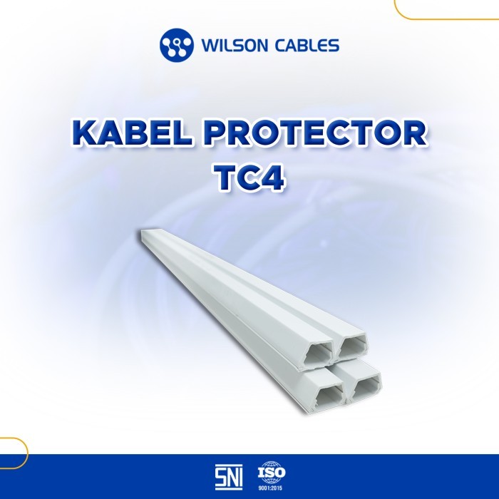 DISKON Pipa Kabel Duct TC4 1 Meter - Kabel Protektor Duct