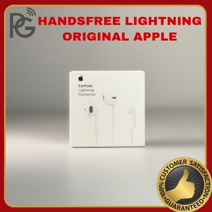 Earphone Earpod Handsfree Iphone Lightning Original Apple