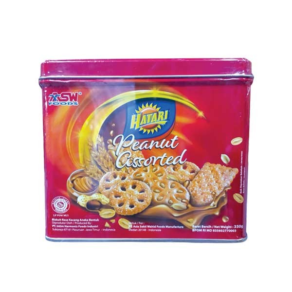 

ASW HATARI BISCUIT PEANUT ASST TIN 350 GR