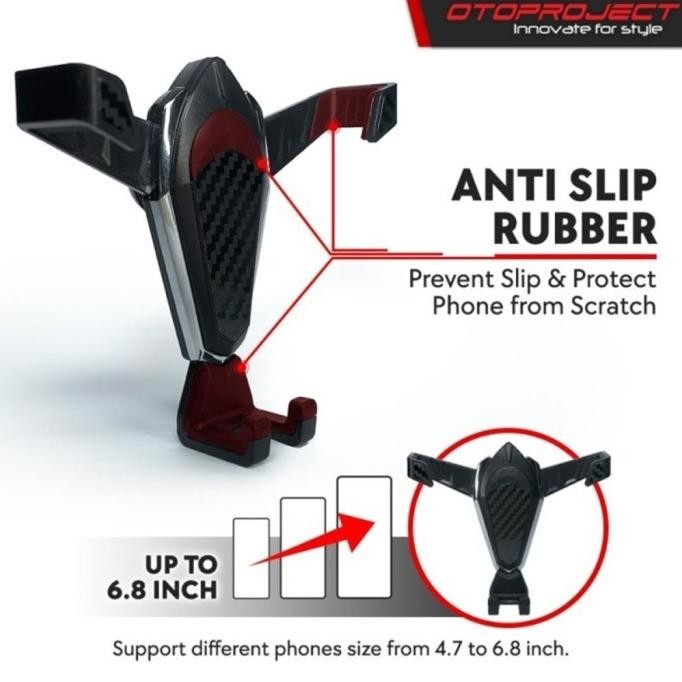 Goodseller| Phone Car Holder All New Brio BRV Mobilio Otoproject Tatakan Hp Mobil