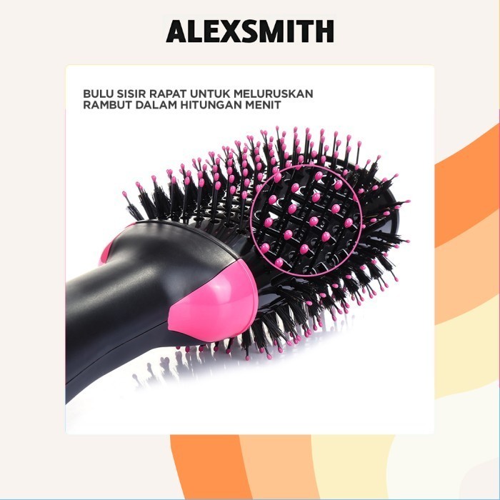 Goto Sirlo Hair Dryer Comb Sisir Blow Pelurus Curly Pengering Rambut