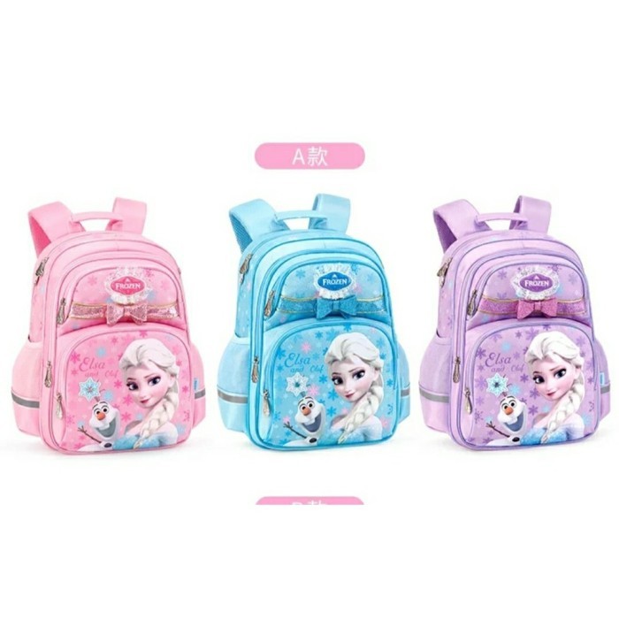 TAS SEKOLAH TK DISNEY TAS BAHU ELSA KARTUN TAS TANGAN ANAK PEREMPUAN