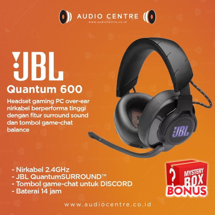 JBL Quantum 600 Wireless Headset Gaming with JBL Quantum Sound