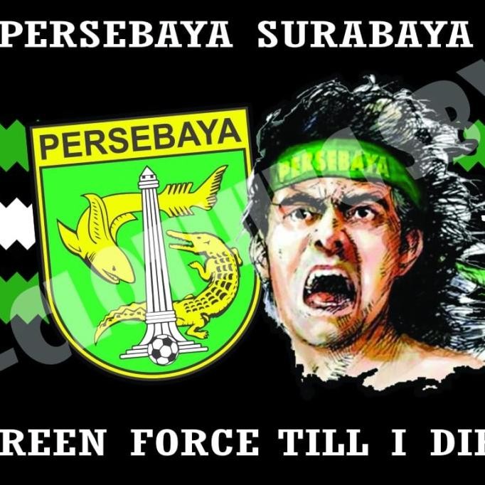 || PROMO  ~`~ MINIFLAG BENDERA PERSEBAYA MINI FLAG PERSEBAYA BONEK BENDERA HITAM ||~~~