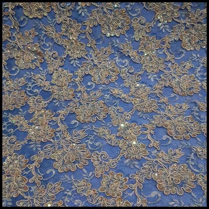 Kain Bahan Brokat Prada Cornely Full Payet High Quality Best Seller