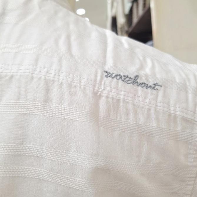 Kemeja Koko Pria Brand Watchout Casual Original`Ws802080002.White Bertostore