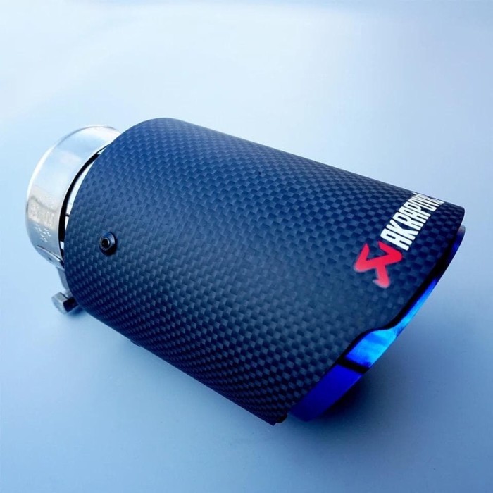 TAILPIPE AKRAPOVIC CARBON BURNTIP TITANIUM PELANGI KNALPOT MOBIL