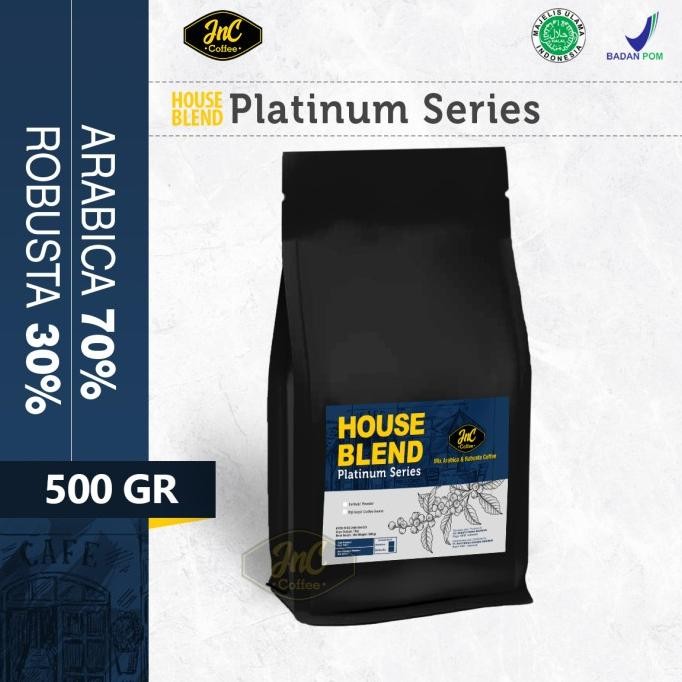 

Jnc House Blend Platinum 70% Biji Kopi Arabika 30% Robusta 500 Gr