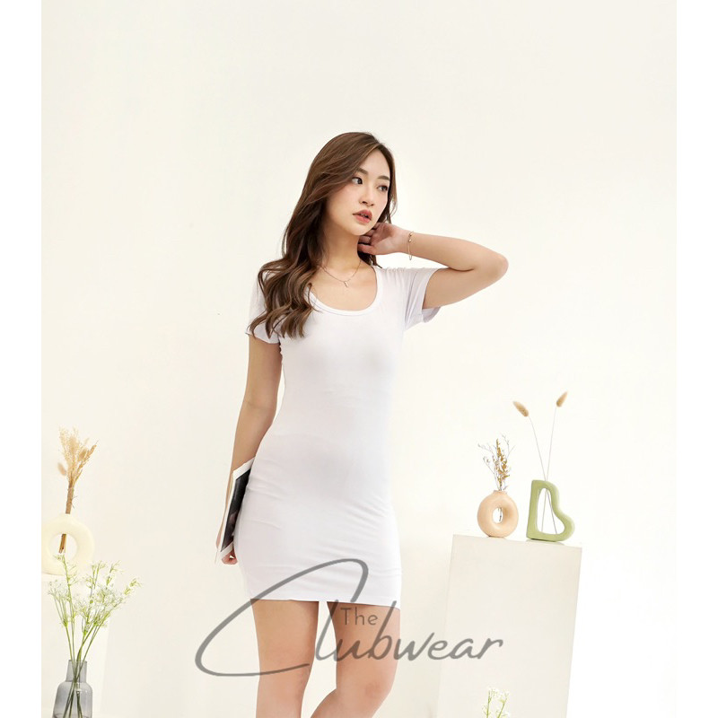 NEW DEALS CECILIA Basic Sexy Bodycon Korean Mini Dress CLUBWEAR