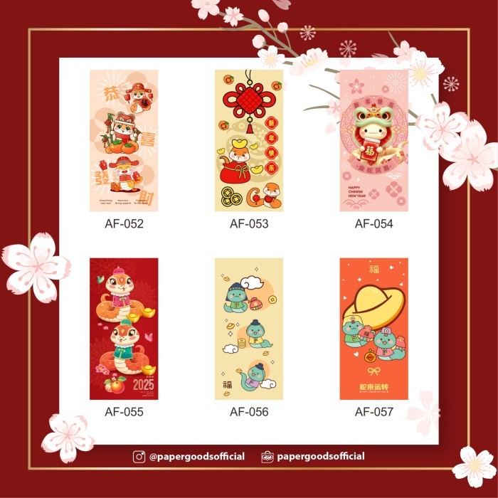 

HOT PROMO Amplop Angpao Imlek 2025 Tahun Ular