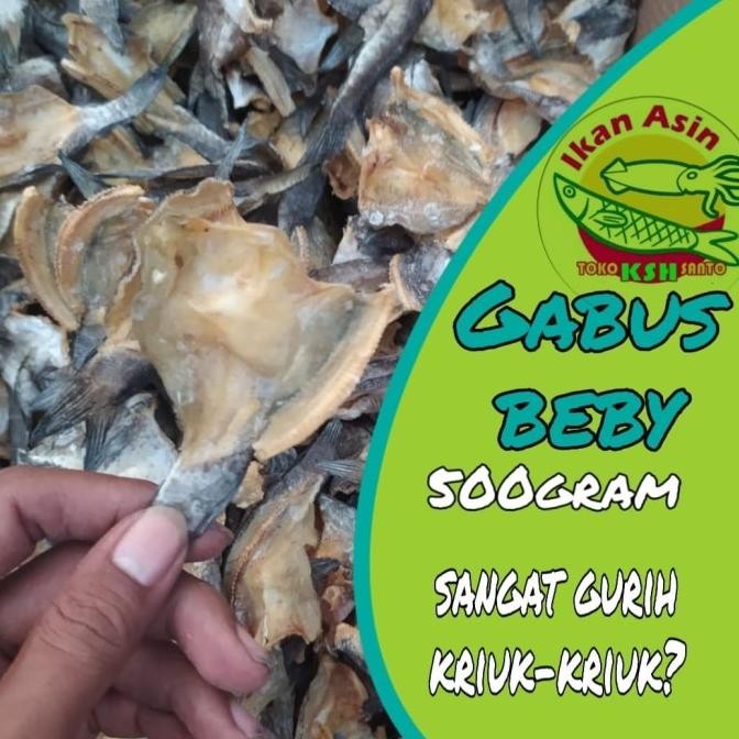 

ori - ikan asin gabus baby-500gram