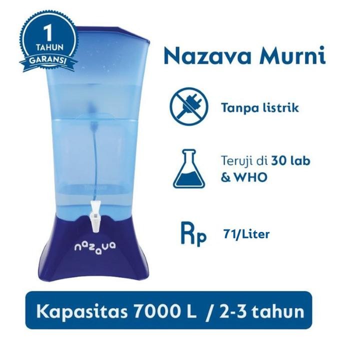 Filter Air Siap Minum Buat Rumah Tangga Nazava Murni
