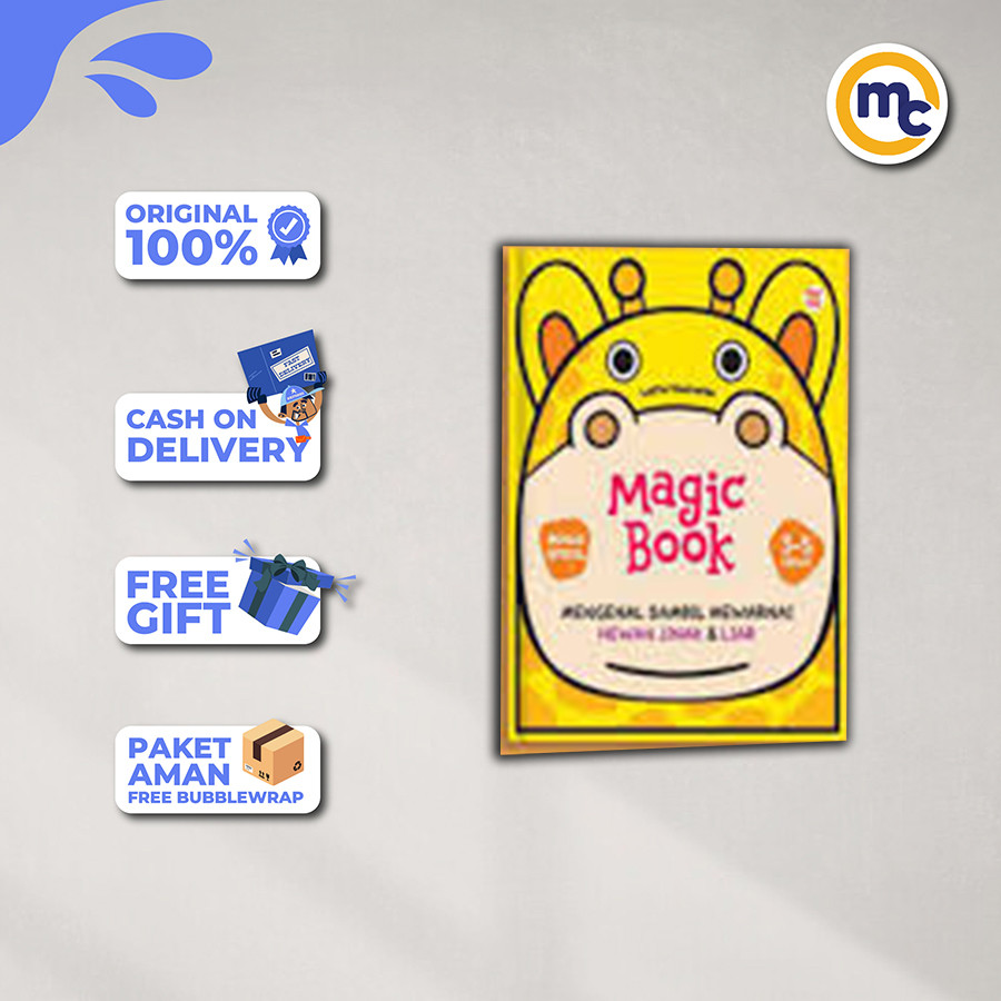 MAGIC BOOK MENGENAL SAMBIL MEWARNAI HEWAN JINAK & LIAR (BONUS SPIDOL)