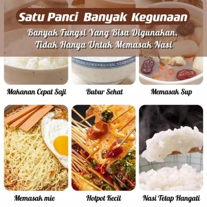 Rice Cooker Lopol / Penanak Nasi Serbaguna 1,6 Liter #Gratisongkir #Sale #Discount