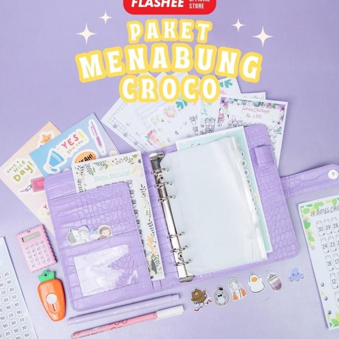 

TERMURAH - Paket Binder Keuangan A6 Lengkap Binder Budgeting Sinking Fund Binder