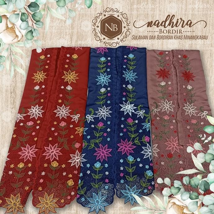 Terbaru Bahan Kebaya Bordir Bukittinggi Bordir Manual Bahan Katun Best Seller