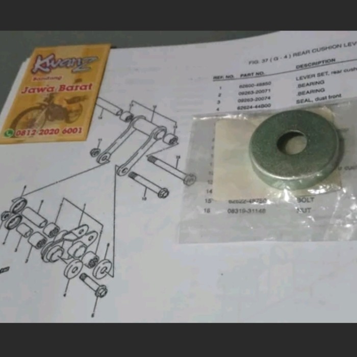 Washer Unitrack Depan Ts125 Original Washer Unitrack Ts125 Ring Unitrack Tengah Ts125 Ring Unitrack 