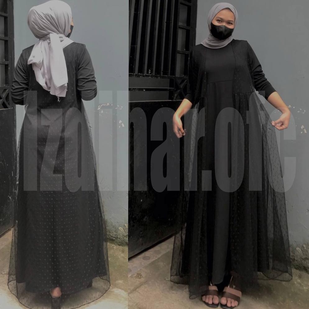 Stok Terbatas Basicly Dot Outer Lace / Outer  Brukat Tile Panjang / Outer Tile Kondangan / Outer Bro