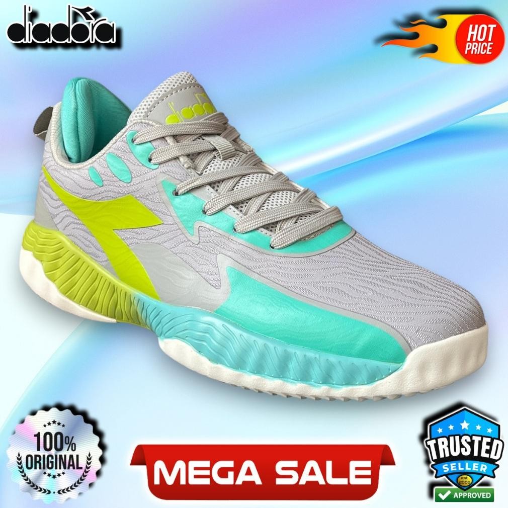 We69 Sepatu Basket Pria Diadora ORIGINAL Murah Bisa Untuk Badminton Volley Viral