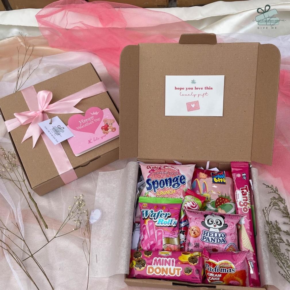 

gq-68 VALENTINE'S SERIES (PINK SNACK BOX/VALENTINE GIFT/VALENTINE HAMPERS) Original