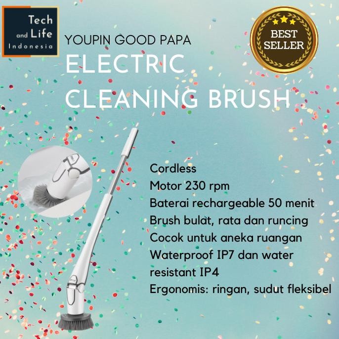 Youpin Good Papa Cordless Electric Cleaning Brush Sikat Pembersih