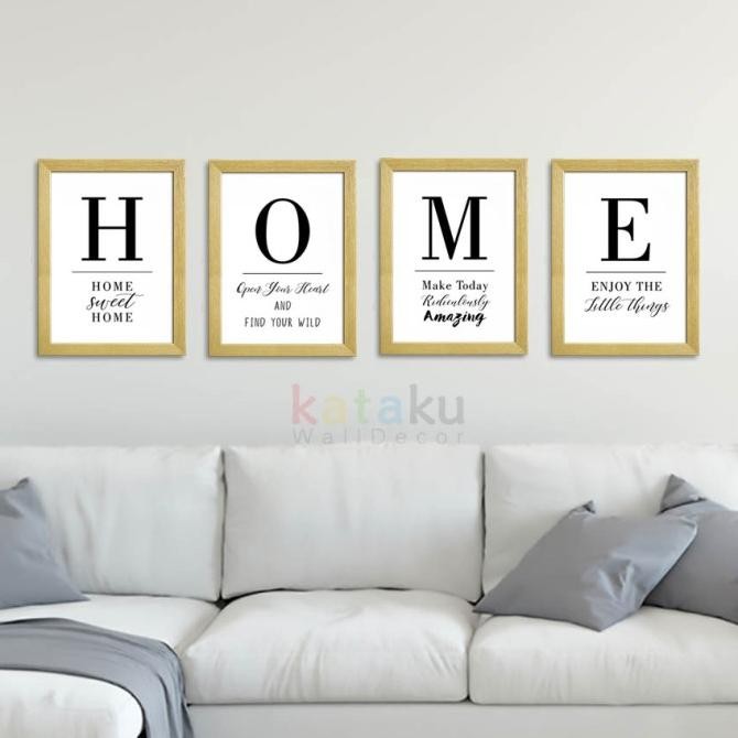 Pajangan Dinding Rumah Home Sign Set Dekorasi Ruangan Hiasan Dinding