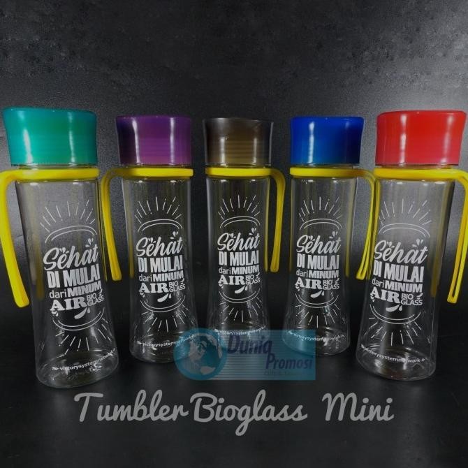 |Bestseller| Bio Tumbler Sehat Dimulai ~ Botol Tumbler Bioglass Mini MCI Non VSN