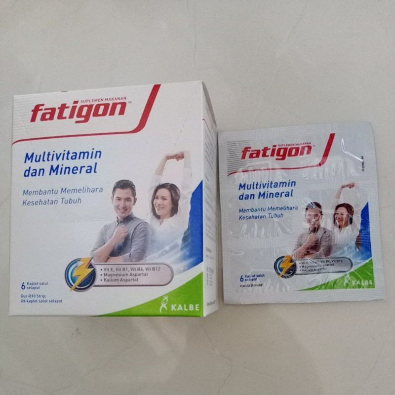 

New Arrival Fatigon - Membantu Memelihara Kesehatan / Isi 6 Kaplet Snm713