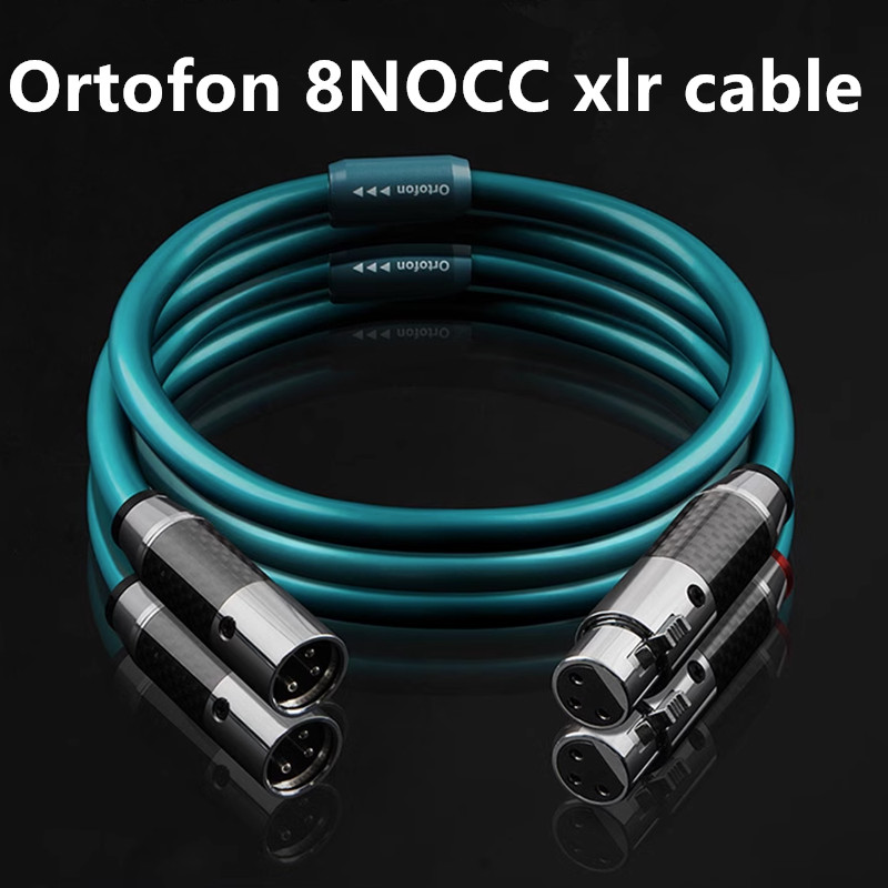 8N OCC Hifi XLR Audio Cable High Performance 2XLR Female to Male Cable For Microphone Mixer With Car