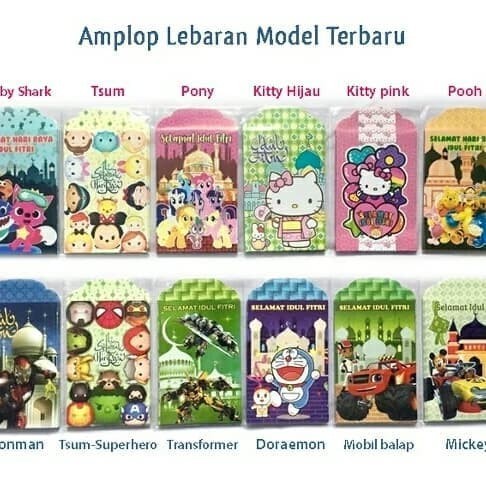 

PROMO TERBARU AMPLOP LEBARAN BERMACAM- MACAM MOTIF 1 PAK ISI 100 LEMBAR ASD858