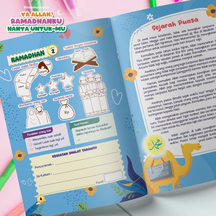 

POTONGAN HARGA BUKU AGENDA ANAK : RAMADHANKU HANYA UNTUKMU BONUS AMPLOP LEBARAN 5PC ASD858