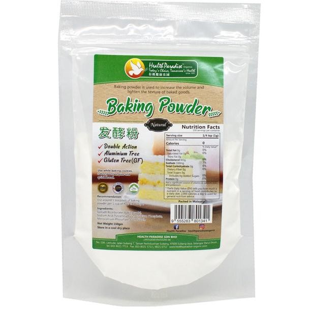 

Health Paradie Natural Alunium Free Baing Powder Double Acting150