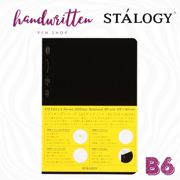 

Ready STALOGY 365 Days Fountain Pen Notebook B6