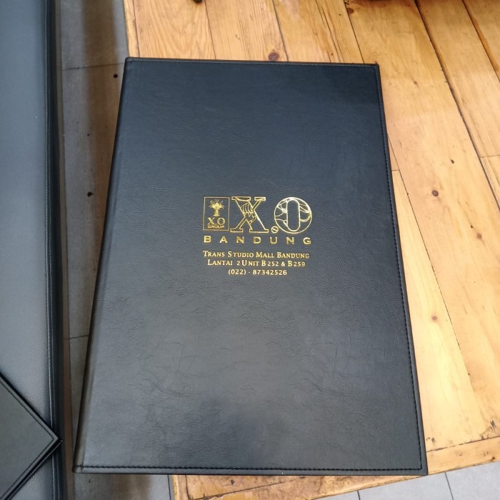 

Ready buku menu custom logo ukuran a3