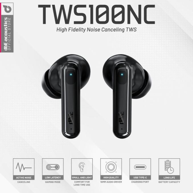 Dbe Tws10 V2 High Fidelity Tws Bluetooth Earphone Enc Microphone